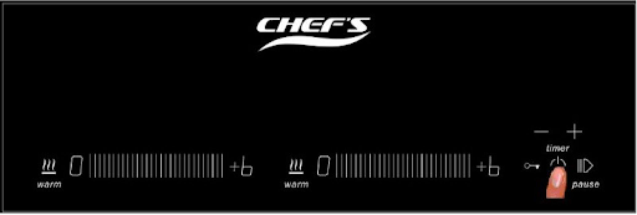 Bếp sử dụng bảng điều khiển cảm ứng trượt Slide TC siêu nhạy