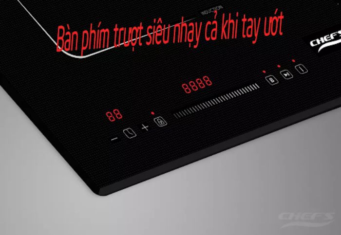 Màn hình cảm ứng nhanh, nhạy và dễ sử dụng ngay cả khi tay ướt.