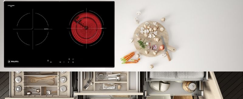 Bếp từ hồng ngoại Malloca MH-7311IR lắp đặt sang trọng