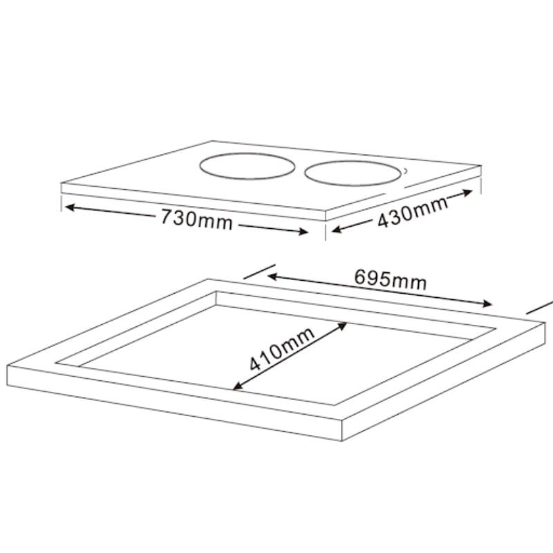 Thông số kỹ thuật bếp từ teka ibc 72300